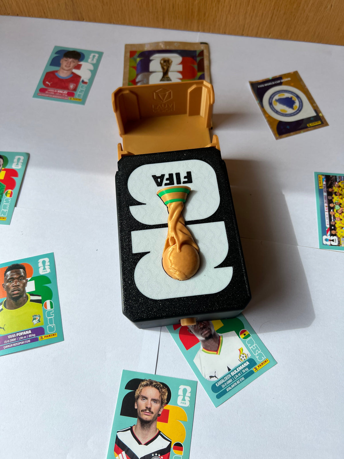 Caixa para cromos Mundial 2026