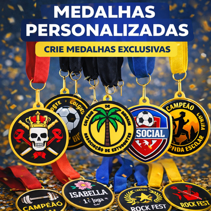 Medalhas personalizadas