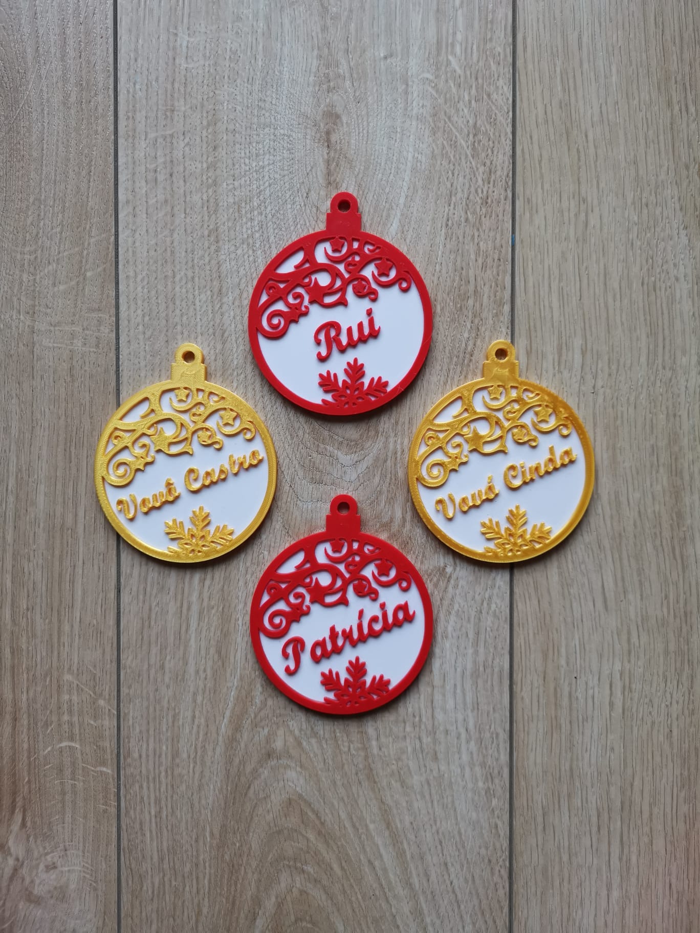 Enfeite de Natal personalizado