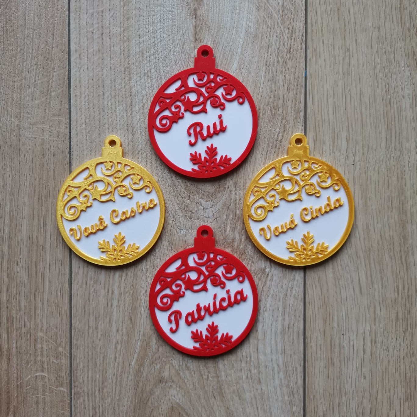 Enfeite de Natal personalizado