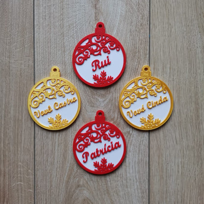 Enfeite de Natal personalizado