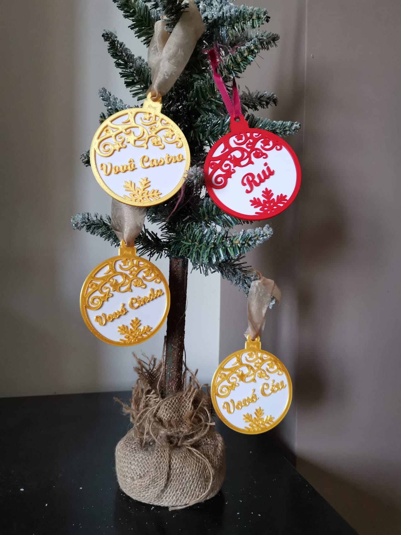 Enfeite de Natal personalizado