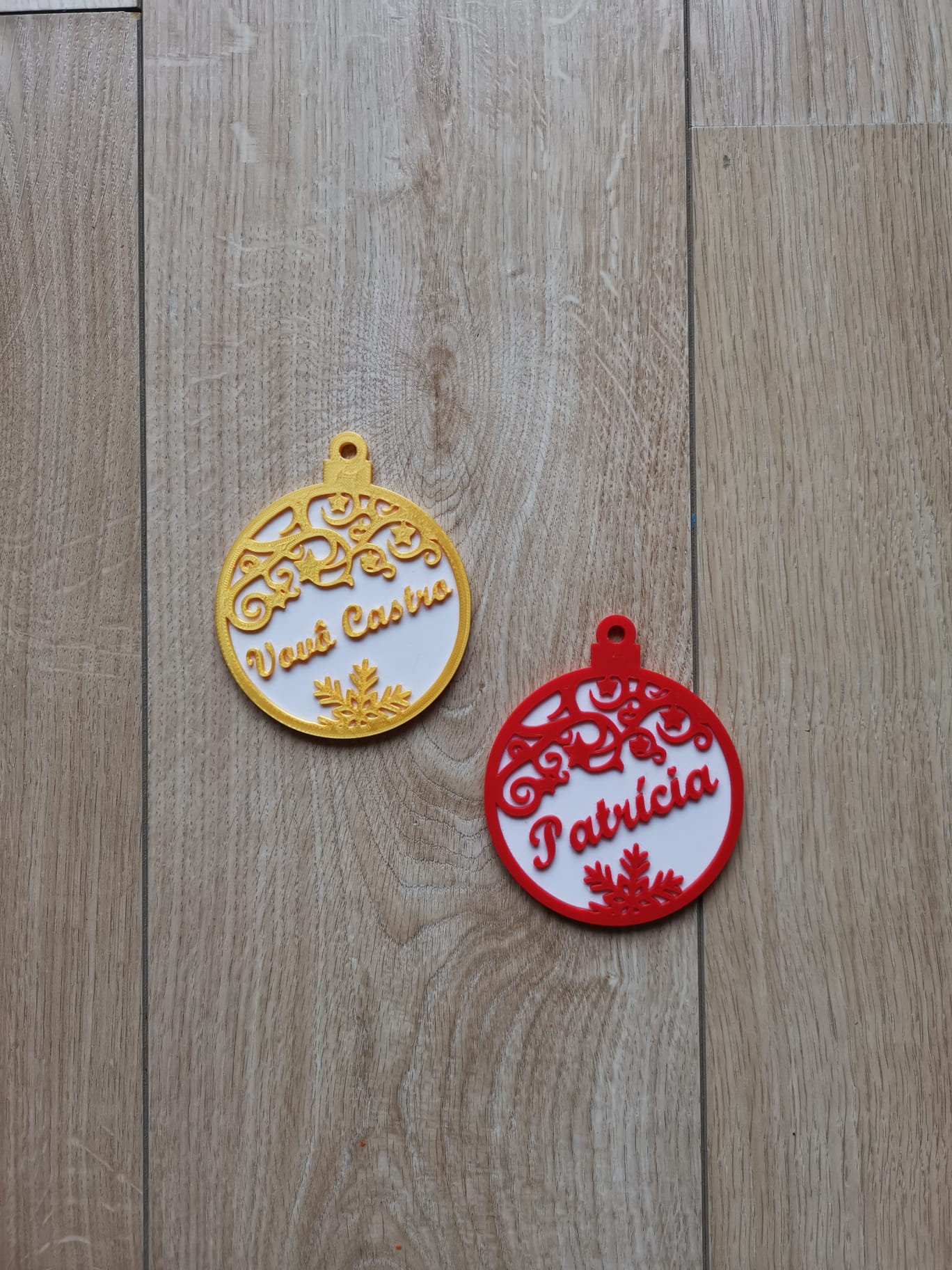 Enfeite de Natal personalizado