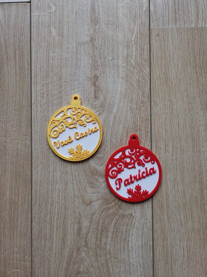 Enfeite de Natal personalizado